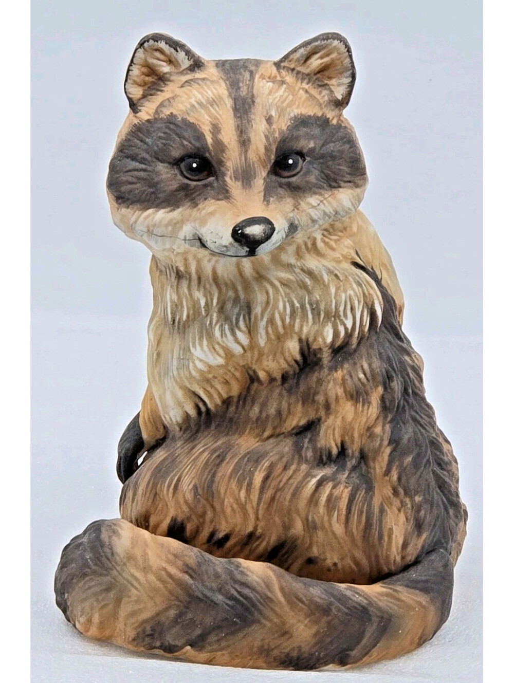 Gorham Natures Gallery Raccoon Bisque Porcelain Hand Painted 4.5" Figurine